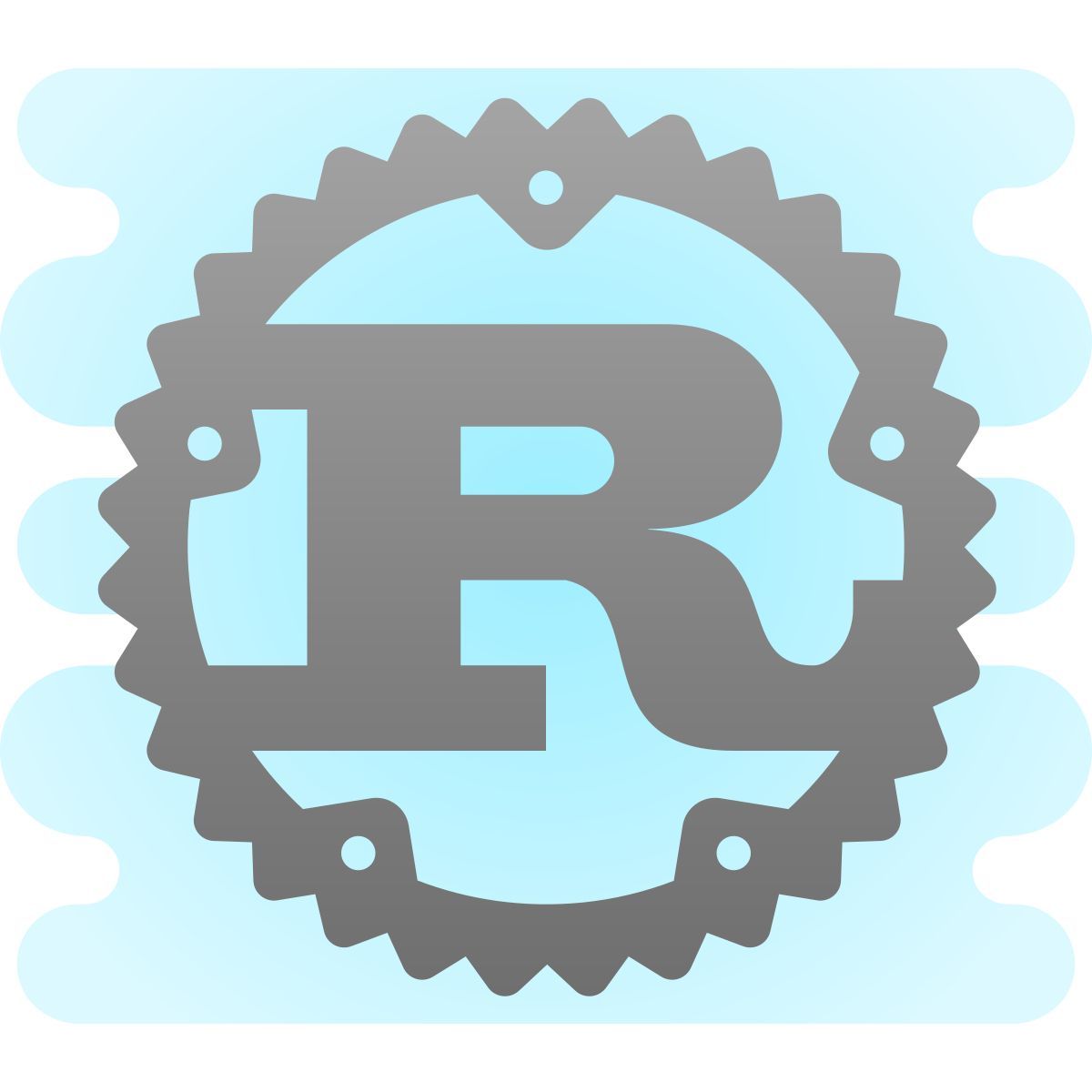 иконка язык программирования ржавчины cute clipart style