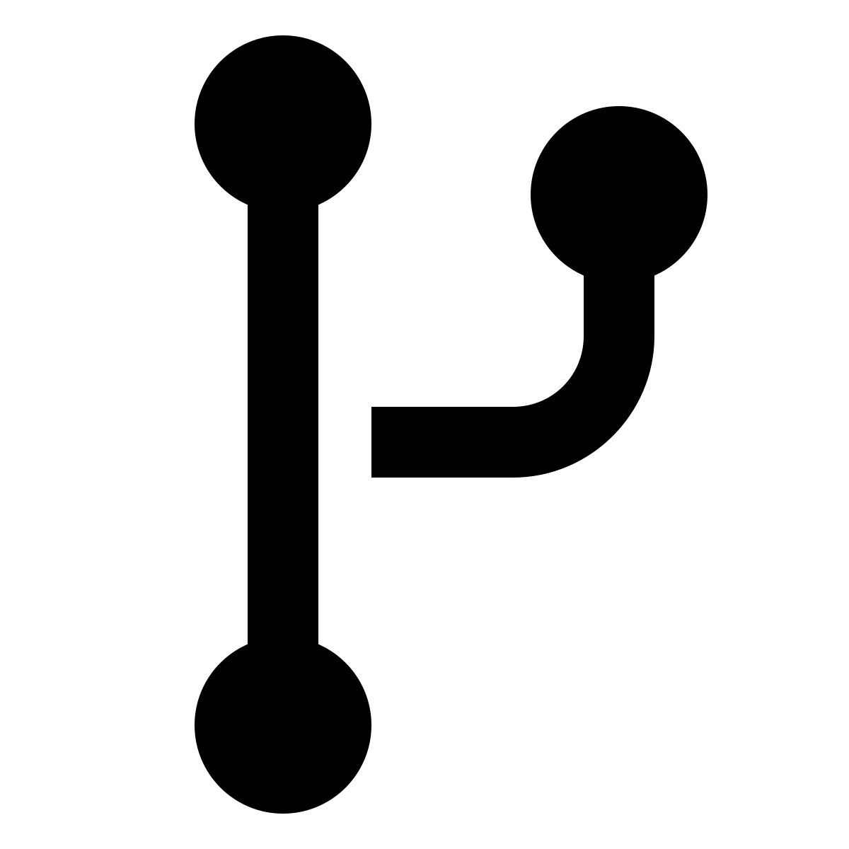 deco glyph style форк icon