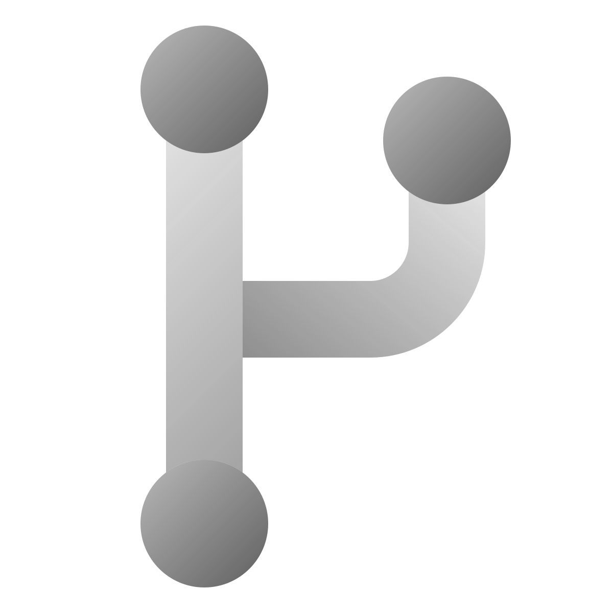 deco duotone style форк icon