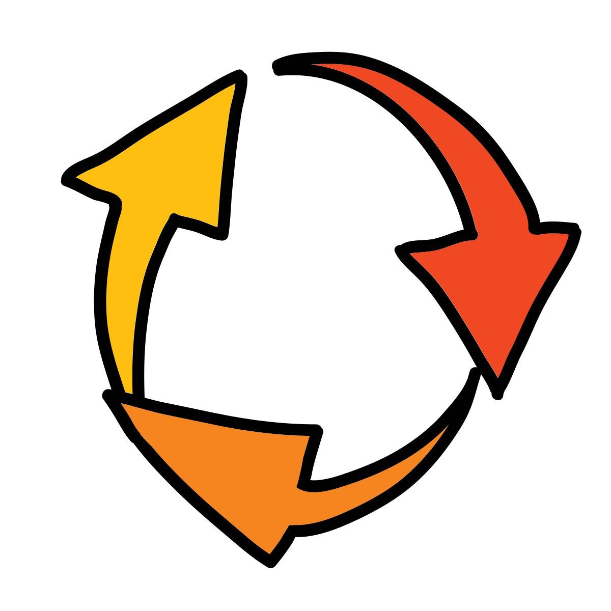 doodle style поток icon
