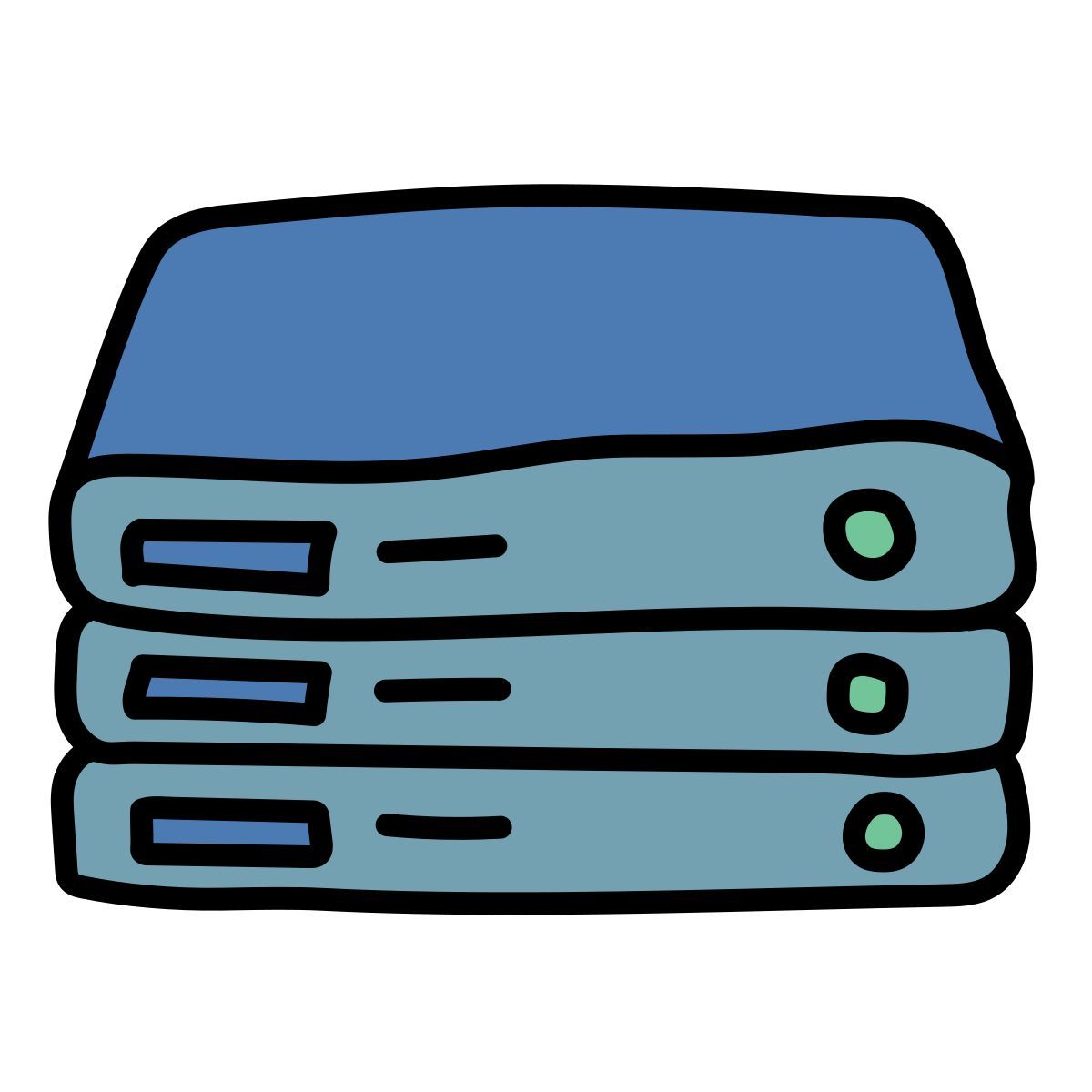 doodle style стек icon