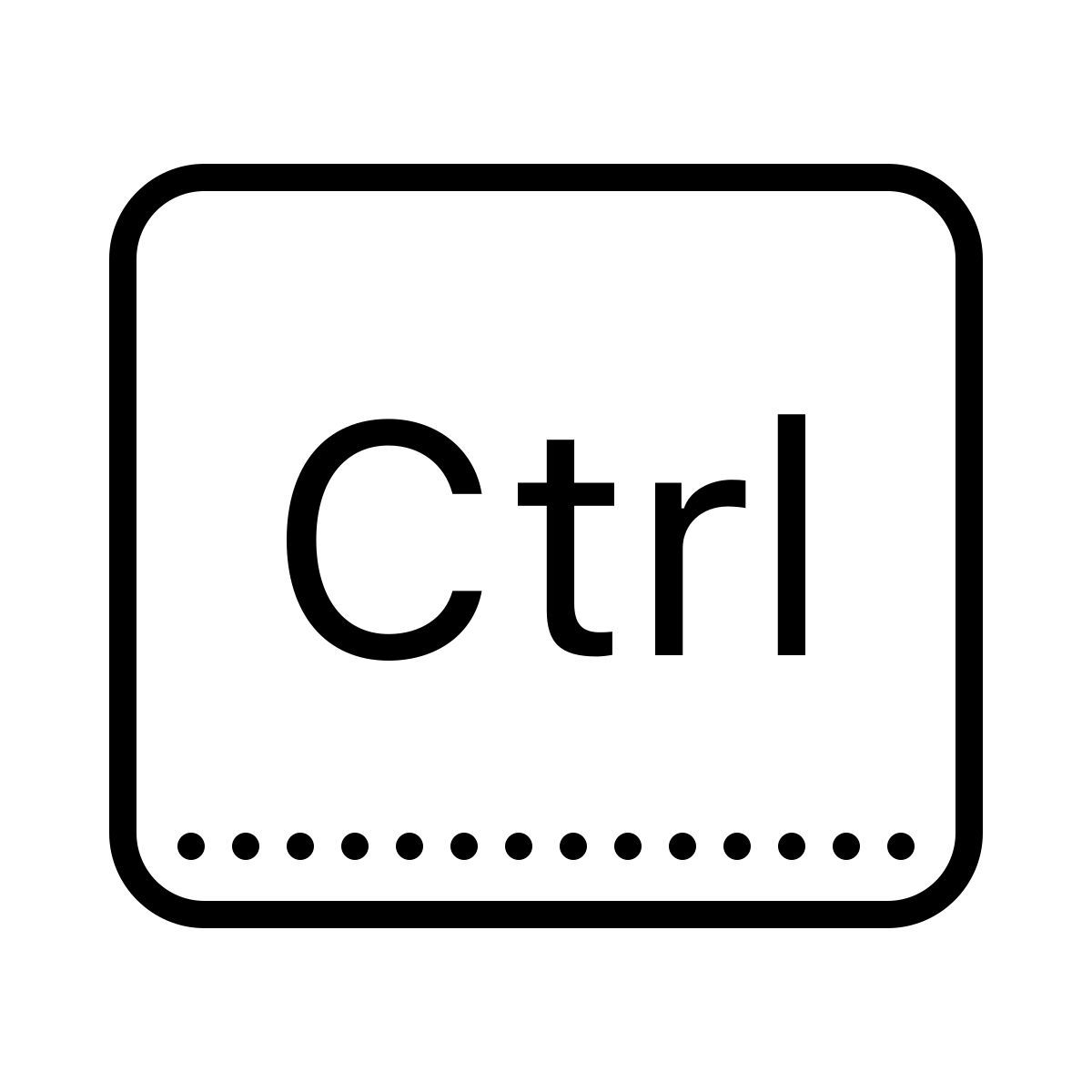 dotted style ctrl icon