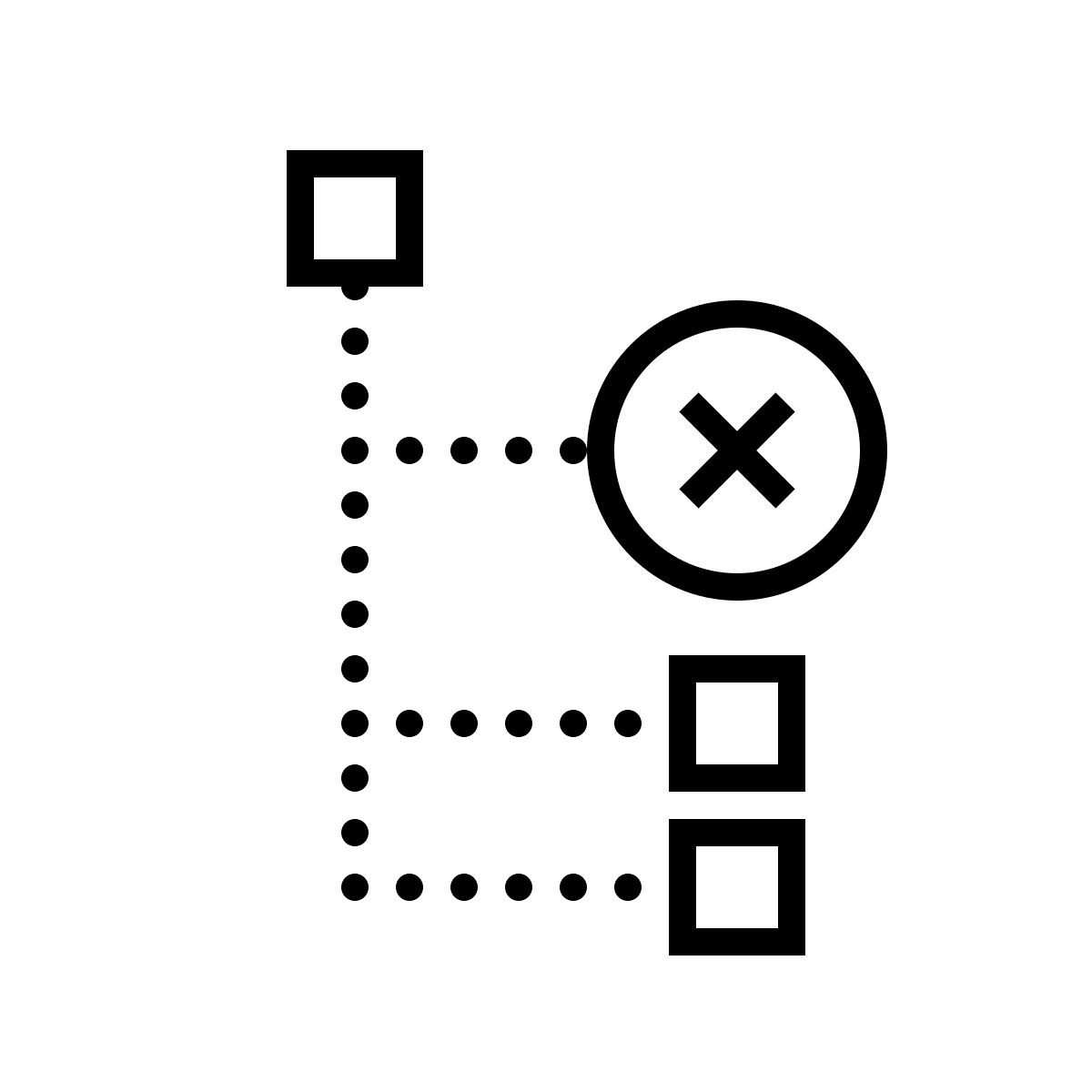 dotted style удалить подузел icon