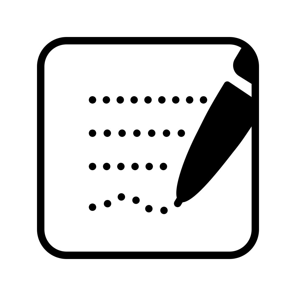 dotted style goodnotes icon