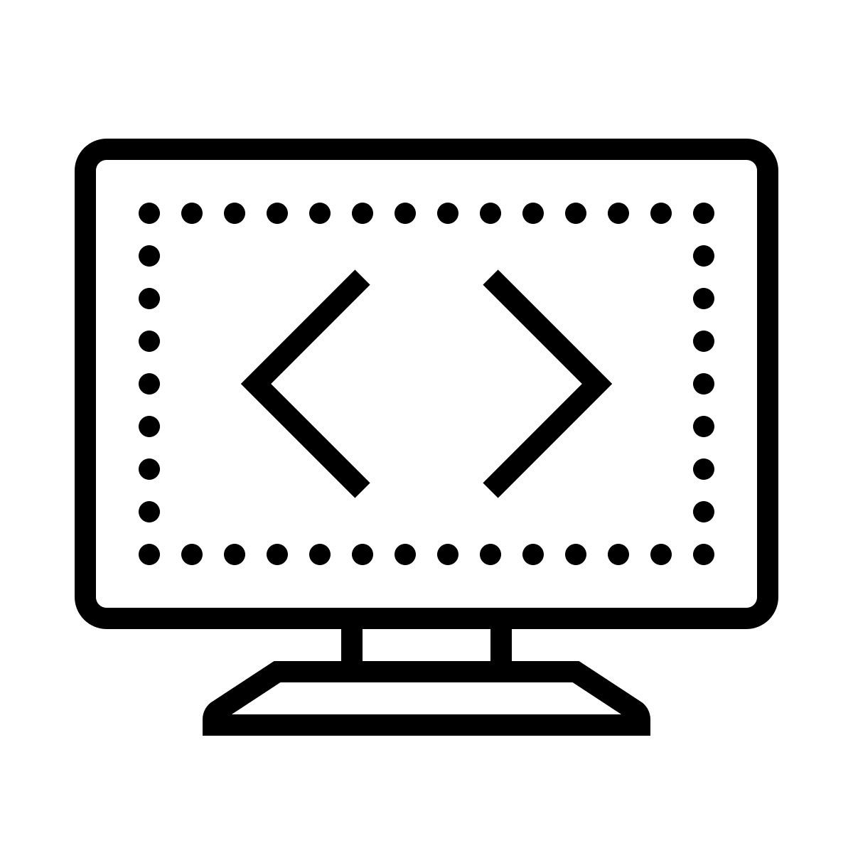 dotted style google code icon