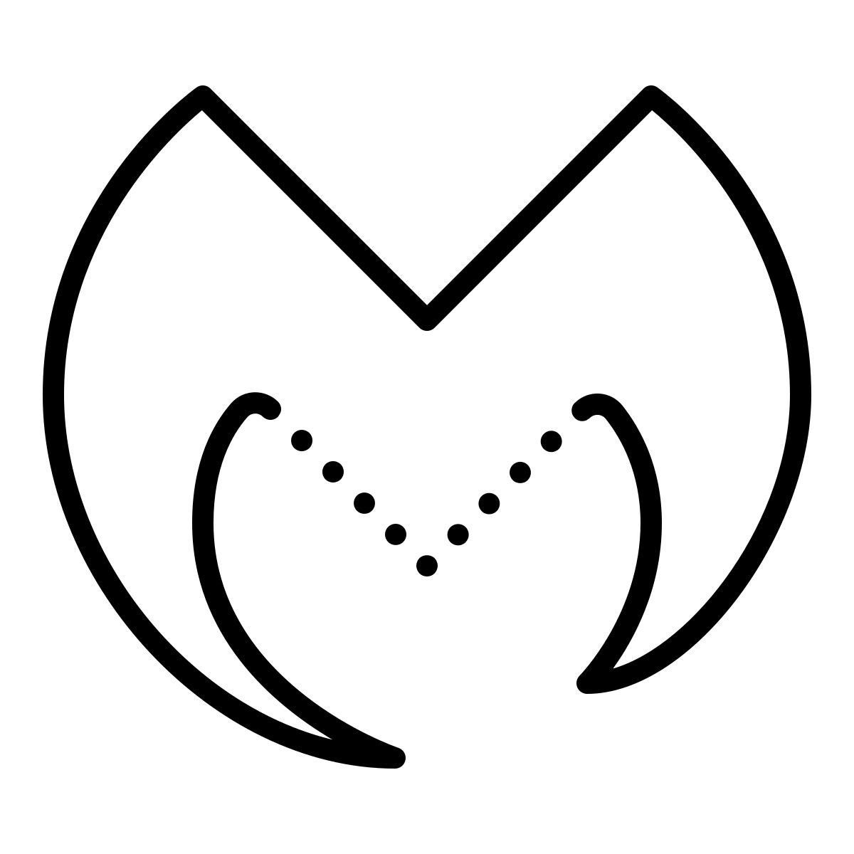 иконка malwarebytes dotted стиль