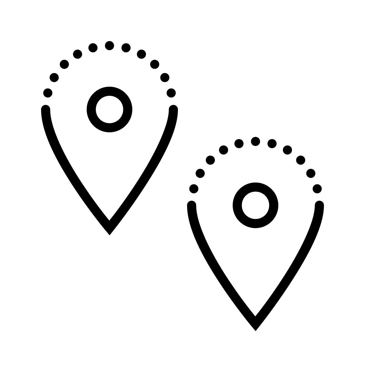 иконка указатели объектов dotted стиль
