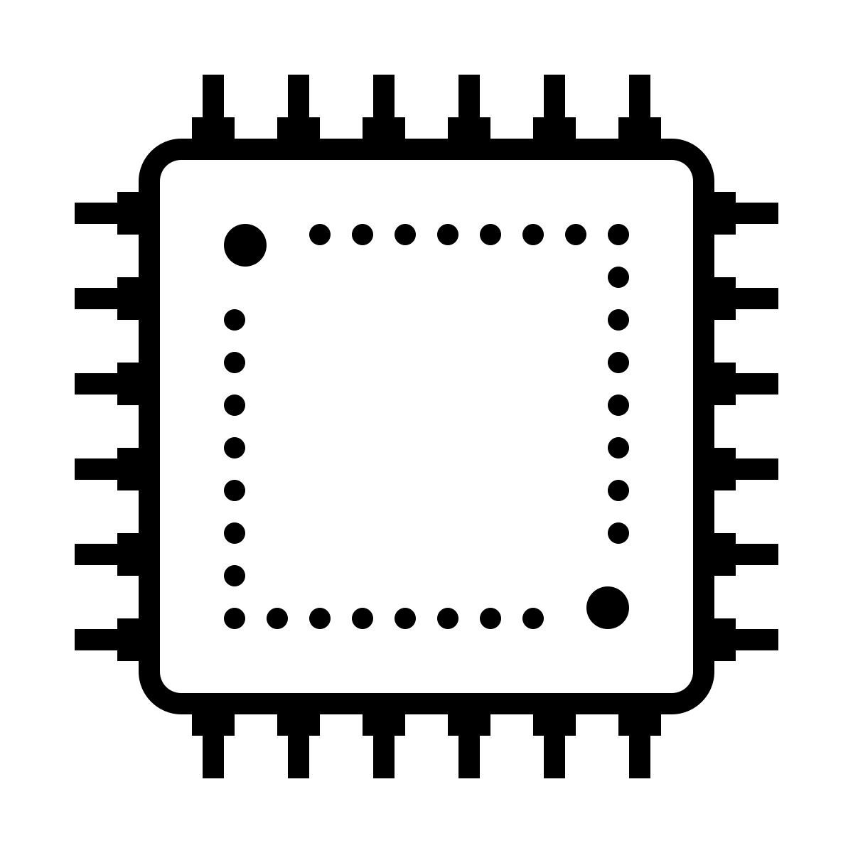 dotted style процессор icon