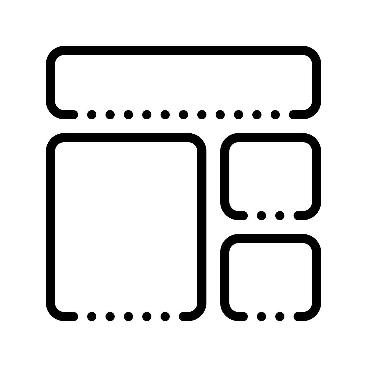 иконка прототип dotted стиль