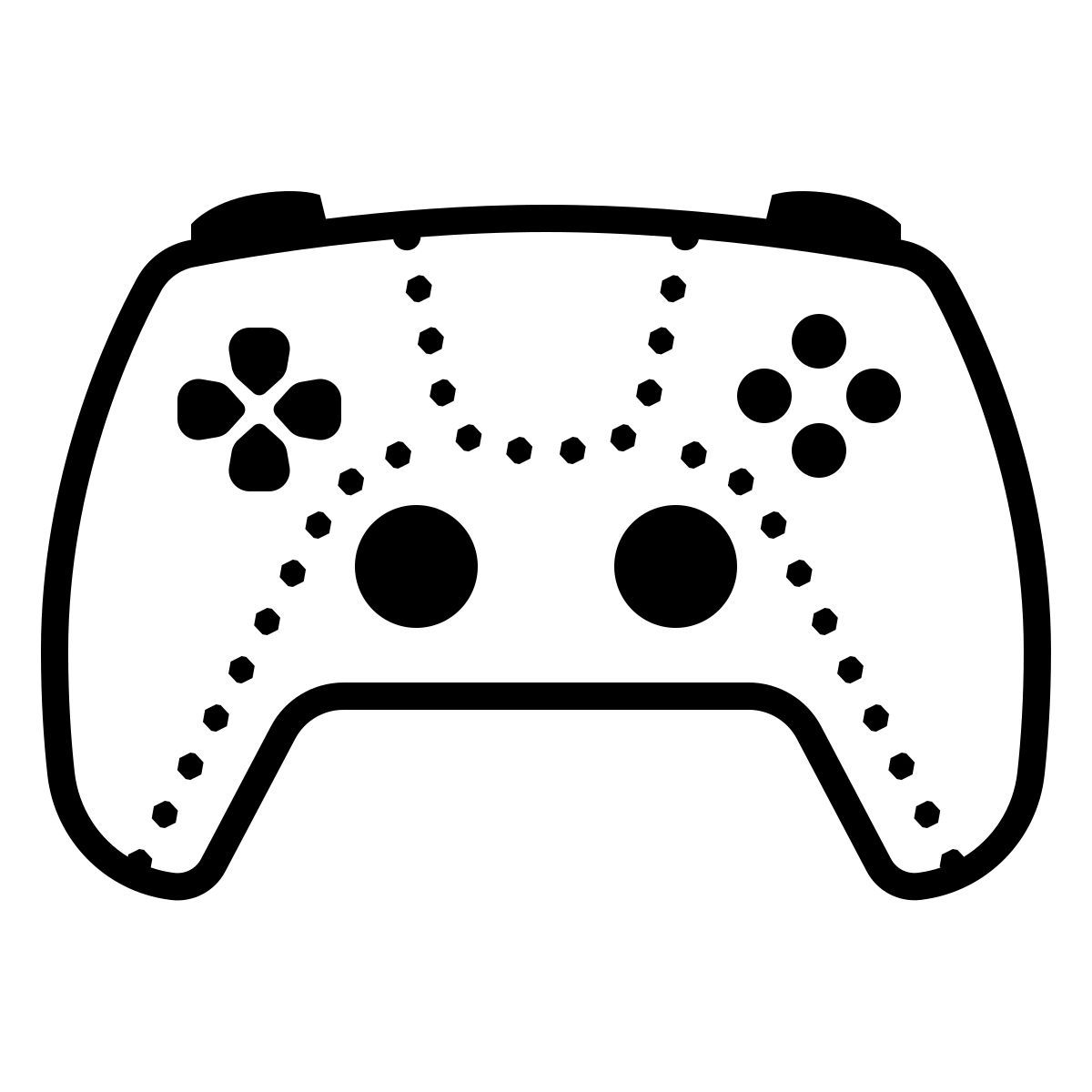 dotted style ps контроллер icon