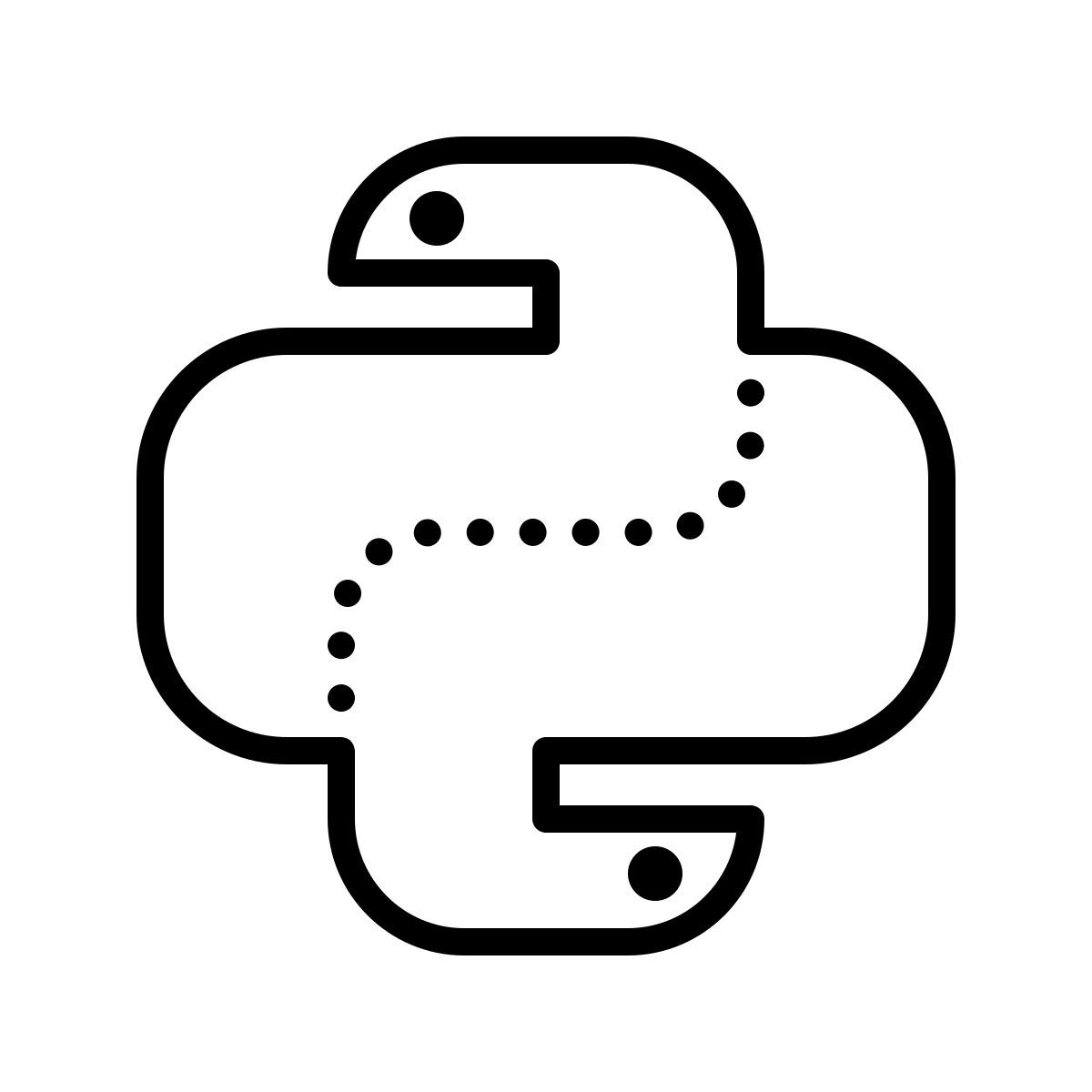 dotted style питон icon
