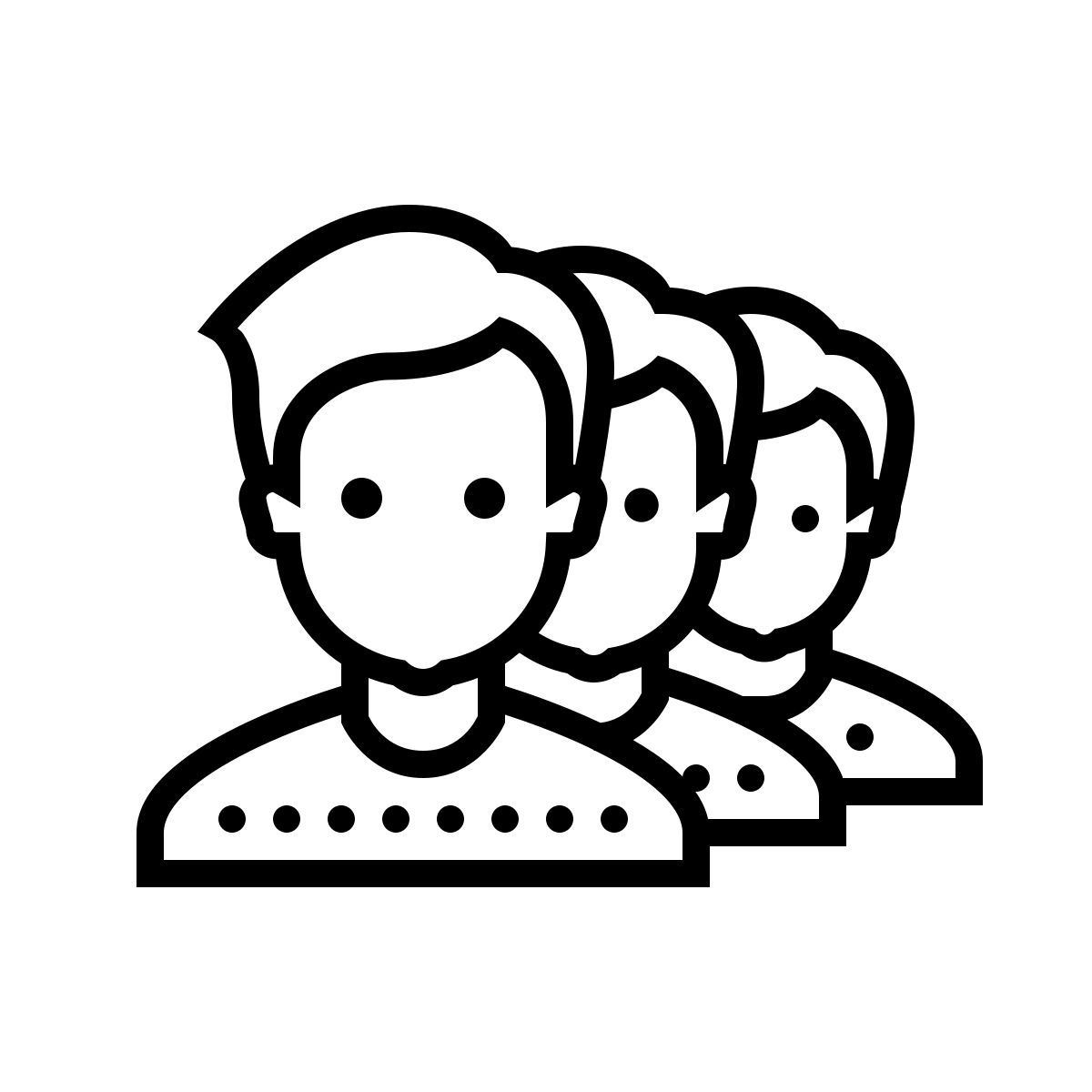 dotted style очередь icon