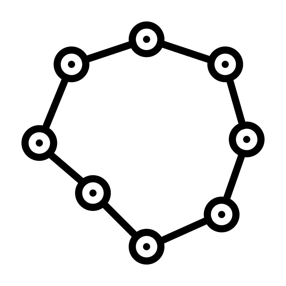иконка радиолокационный планшет dotted стиль
