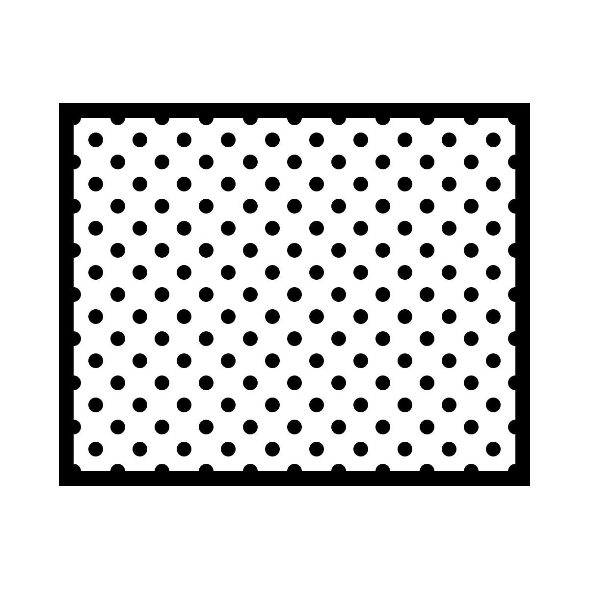 dotted style прямоугольник icon