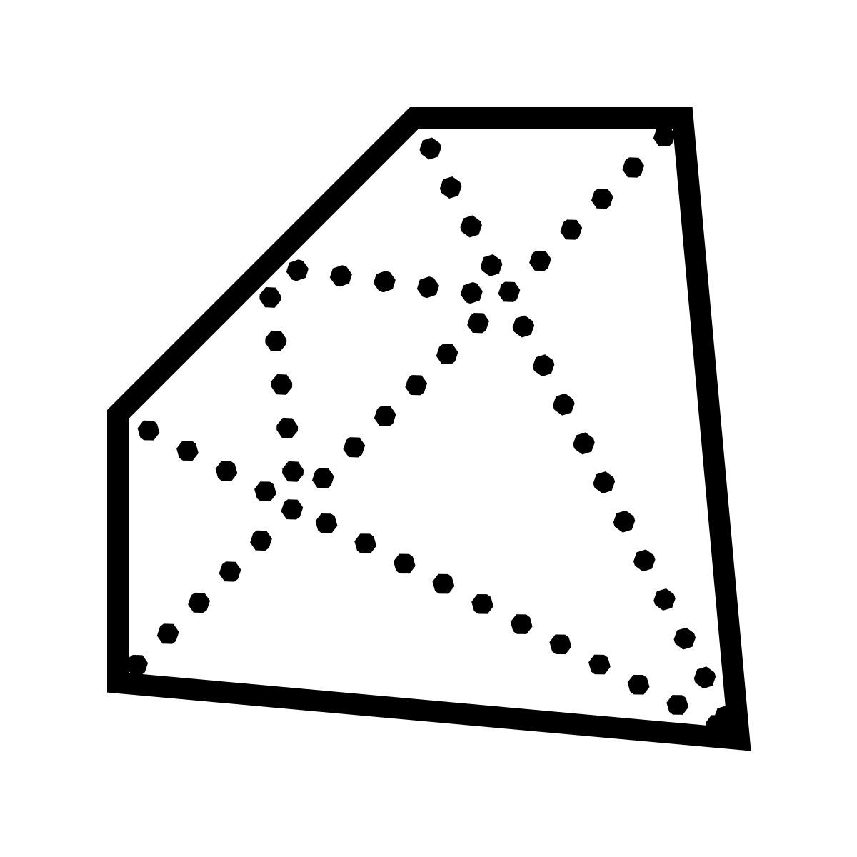 иконка рубин dotted стиль