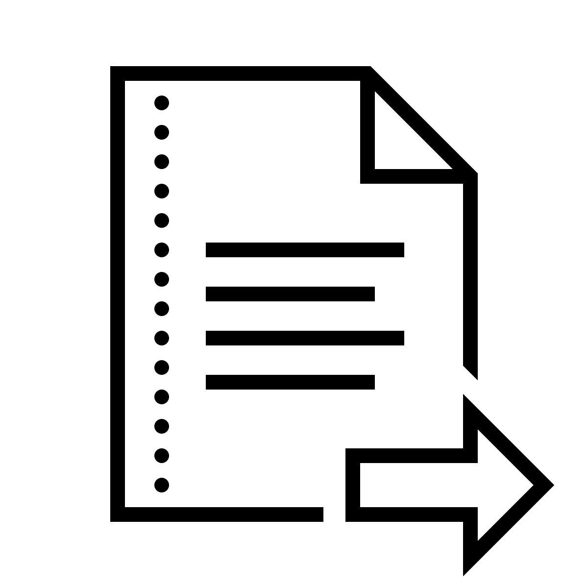 dotted style отправить документ icon