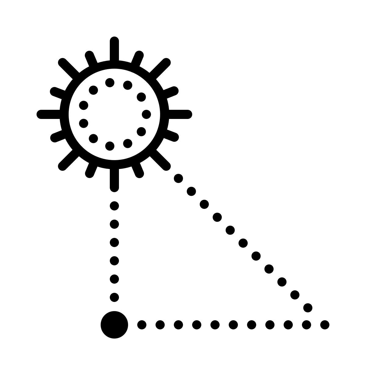 dotted style где icon