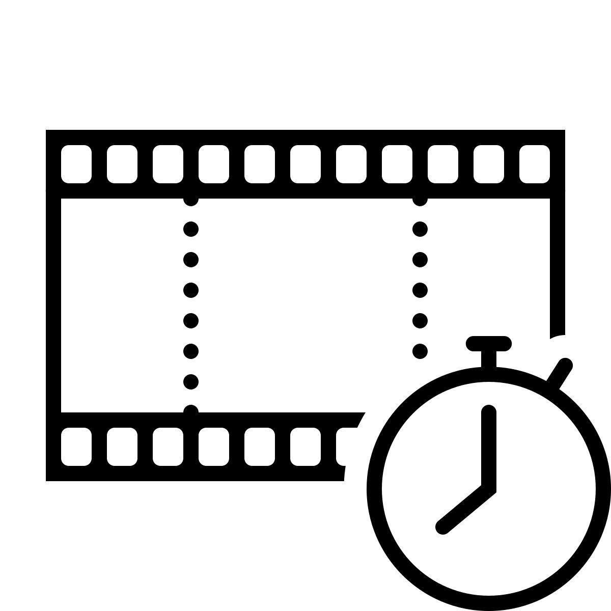 dotted style тайм код icon