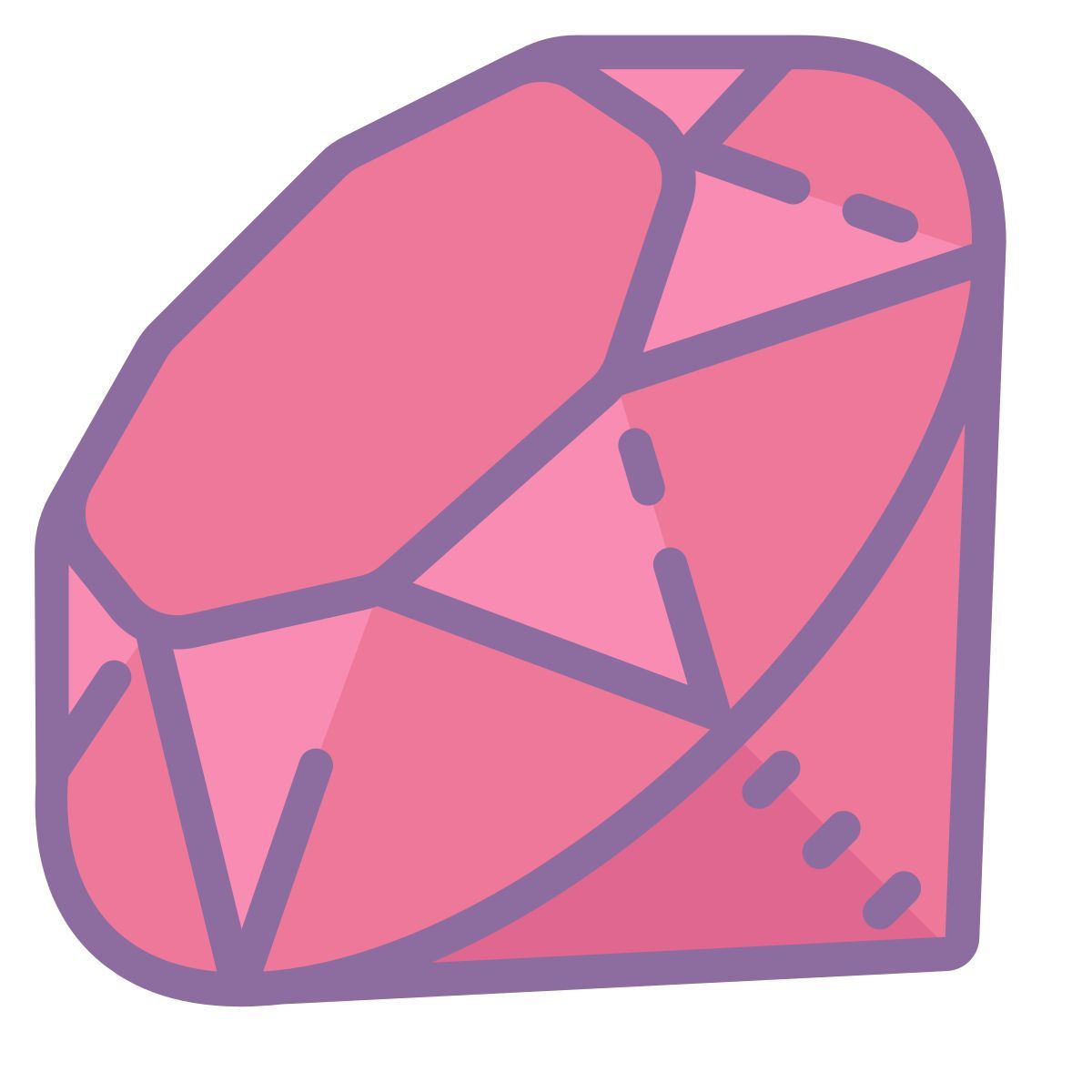 cute color style язык программирования руби icon