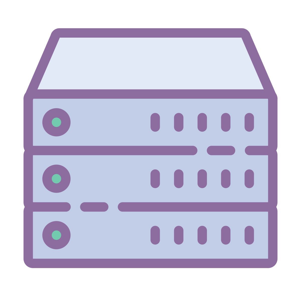 cute color style стек icon