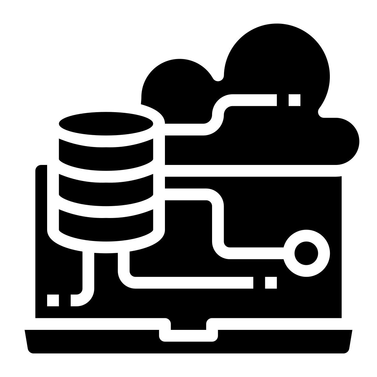 иконка cloud hosting