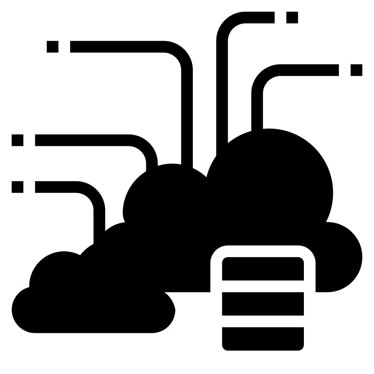 иконка cloud database