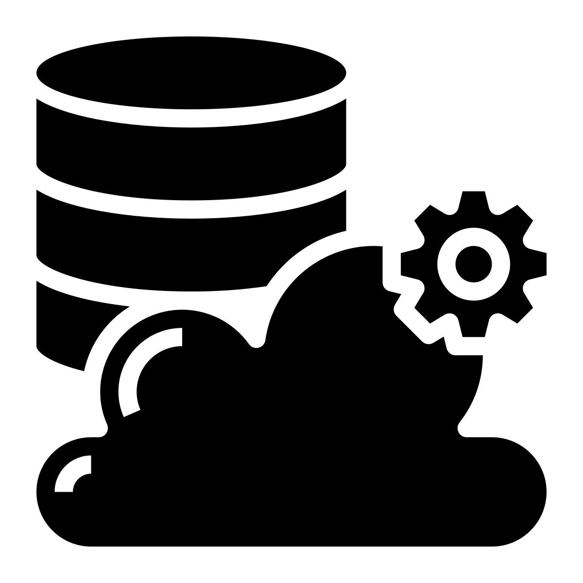 иконка cloud database
