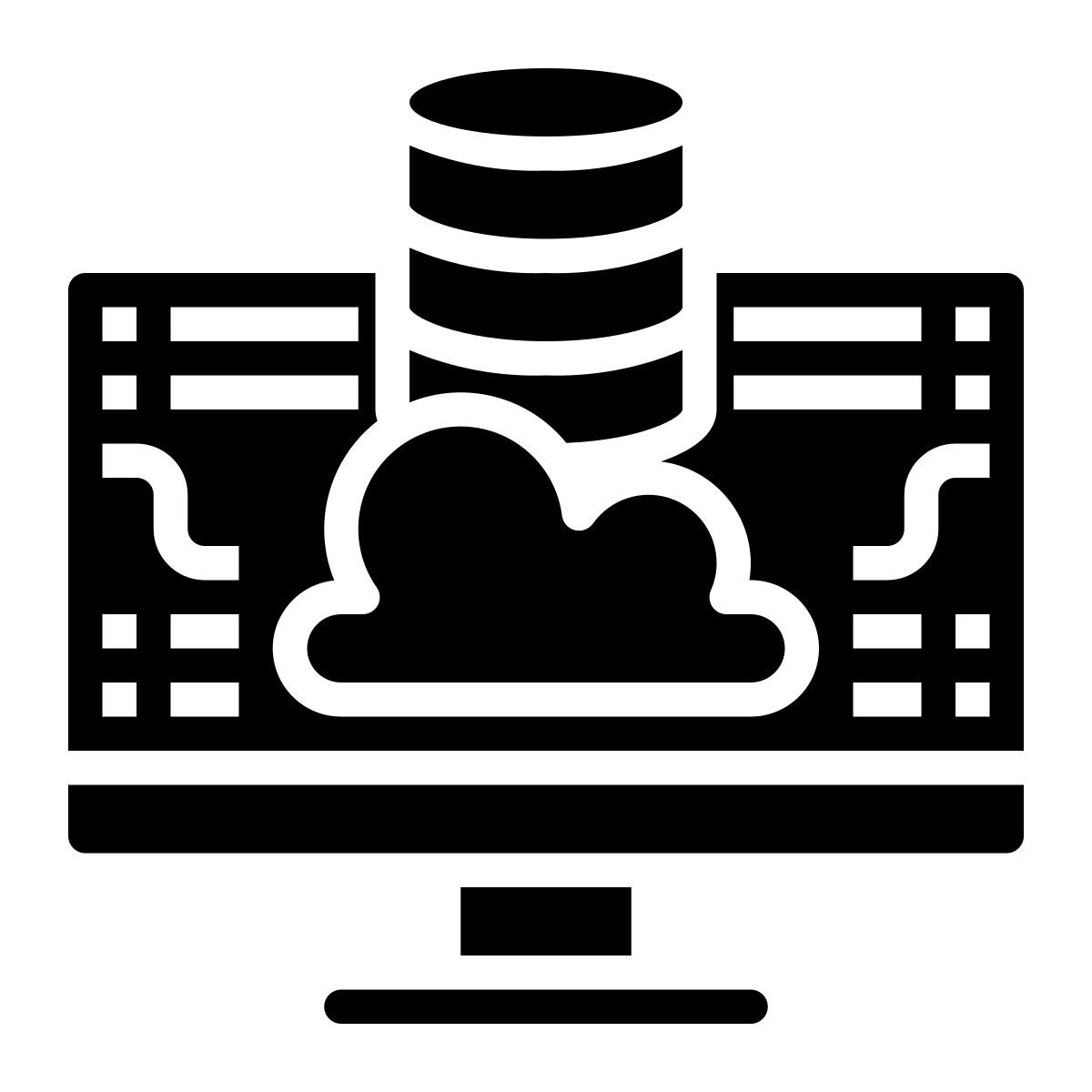 иконка cloud database