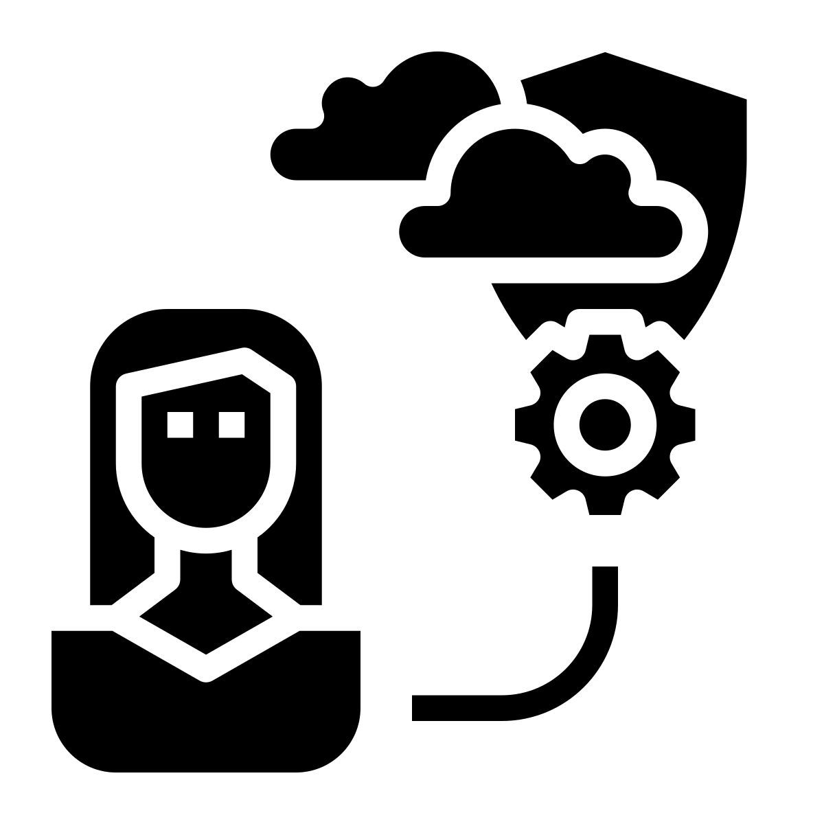 иконка cloud security