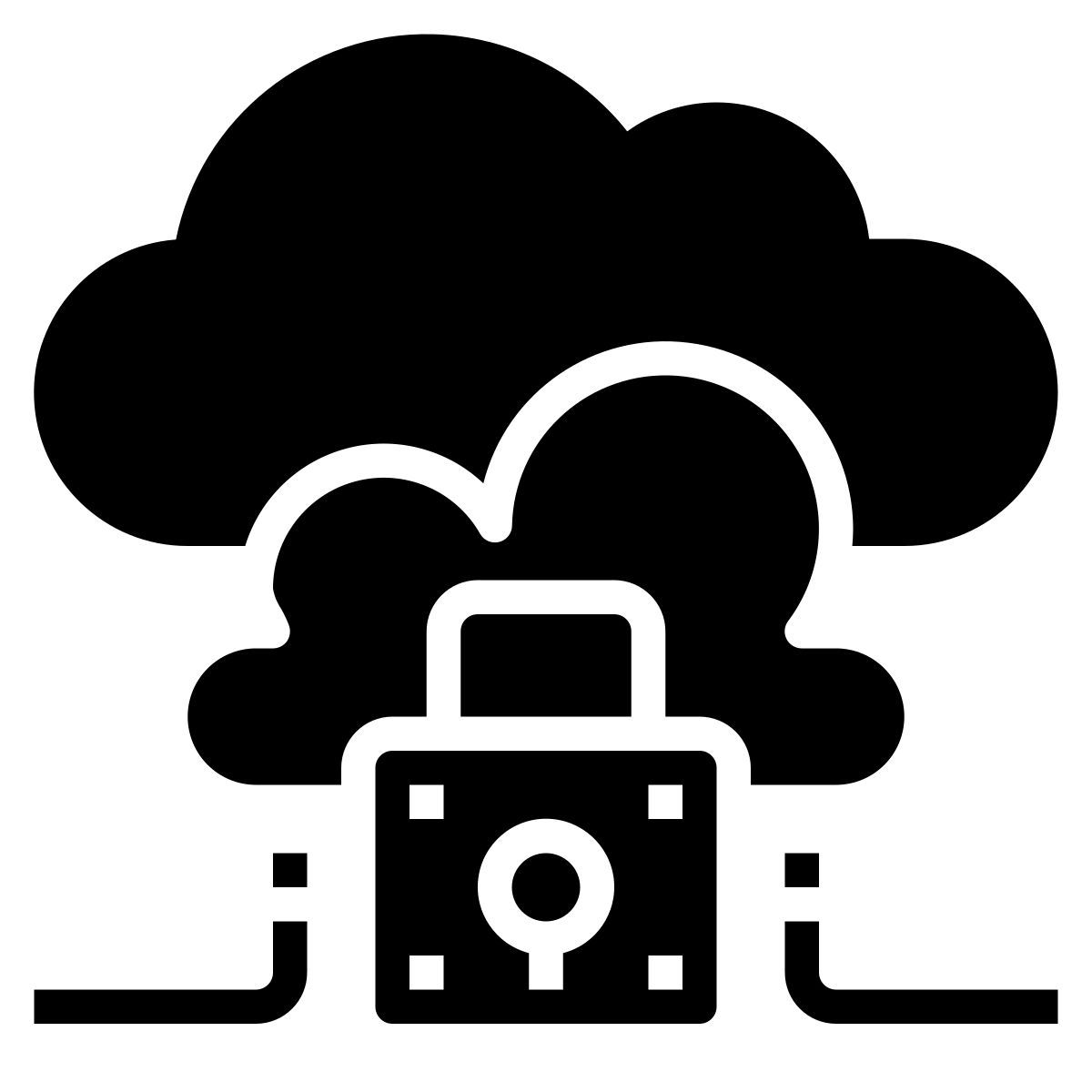 иконка cloud security