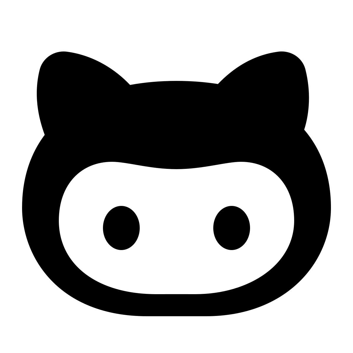 windows 11 filled style github octocat icon