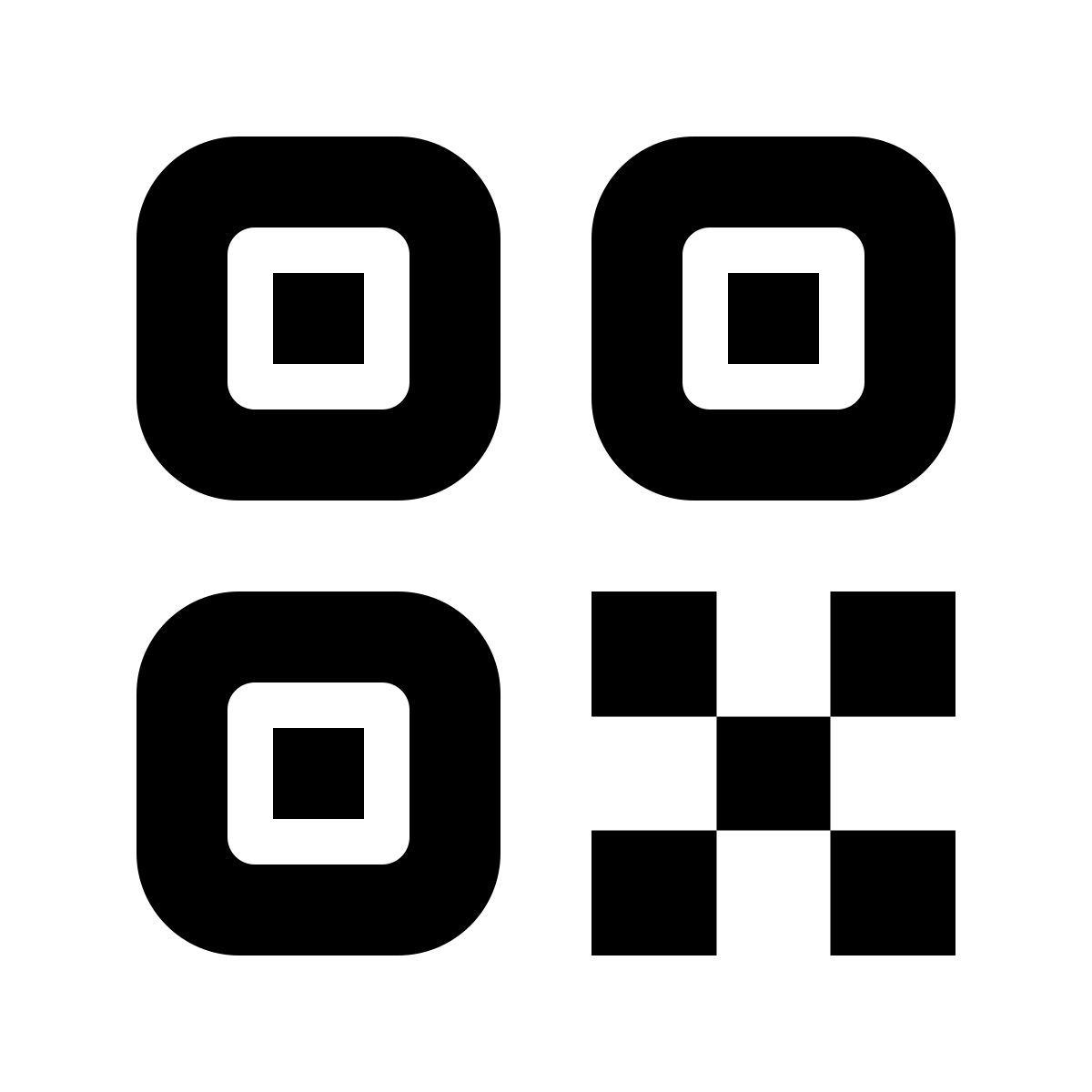 windows 11 filled style qr код icon