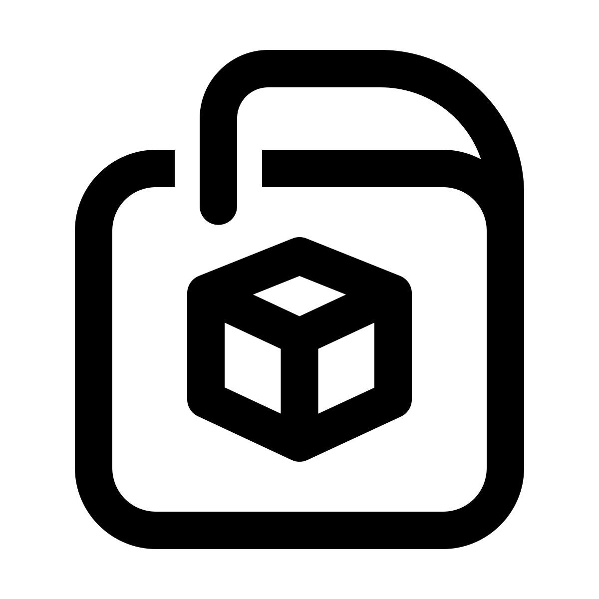 windows 11 outline style 3d принтер icon