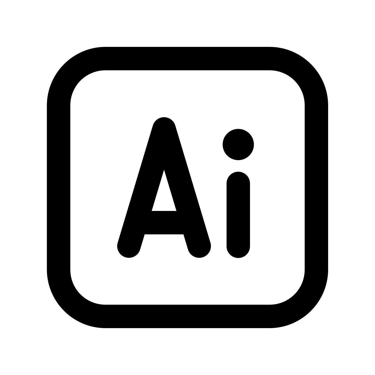 windows 11 outline style adobe illustrator icon