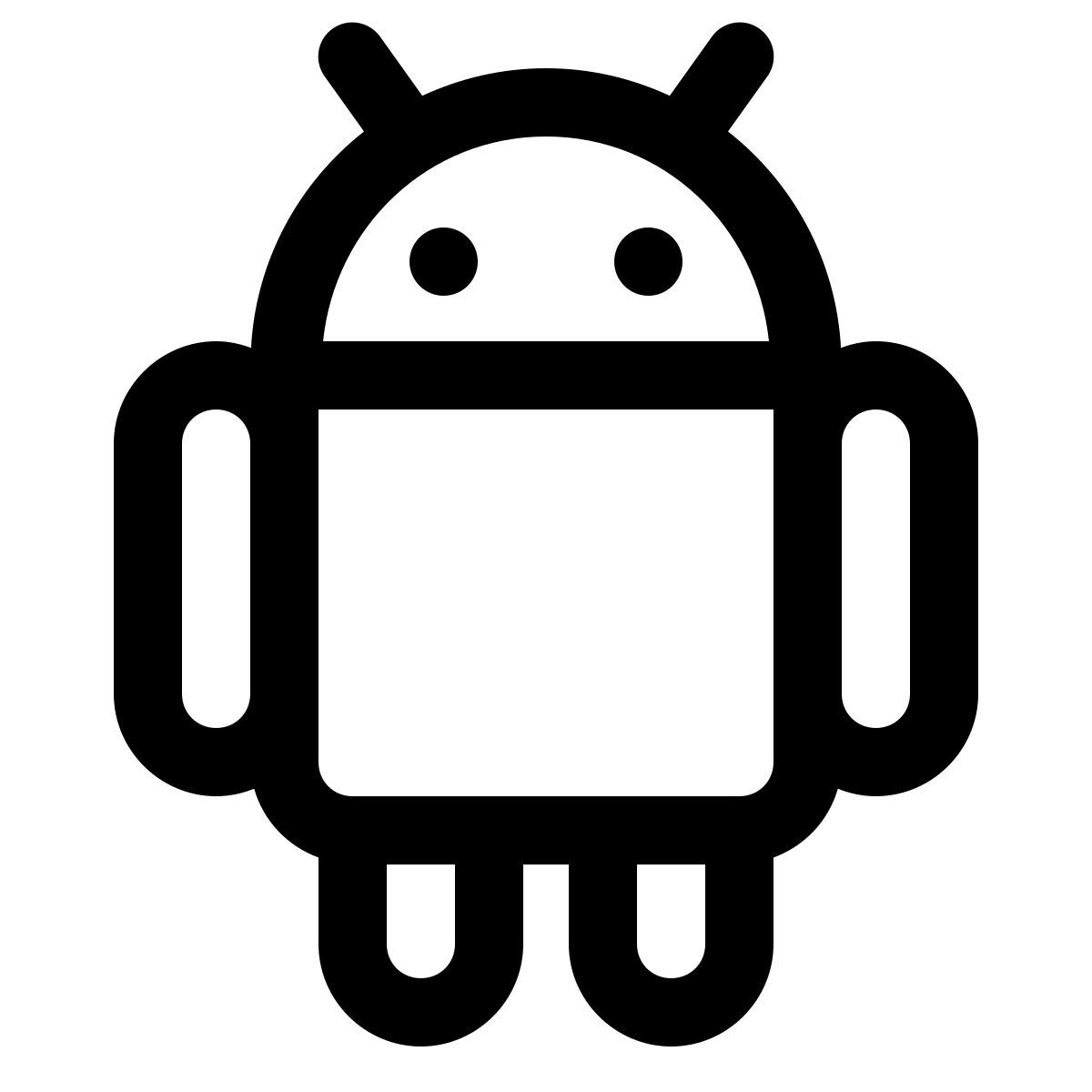 windows 11 outline style операционная система android icon
