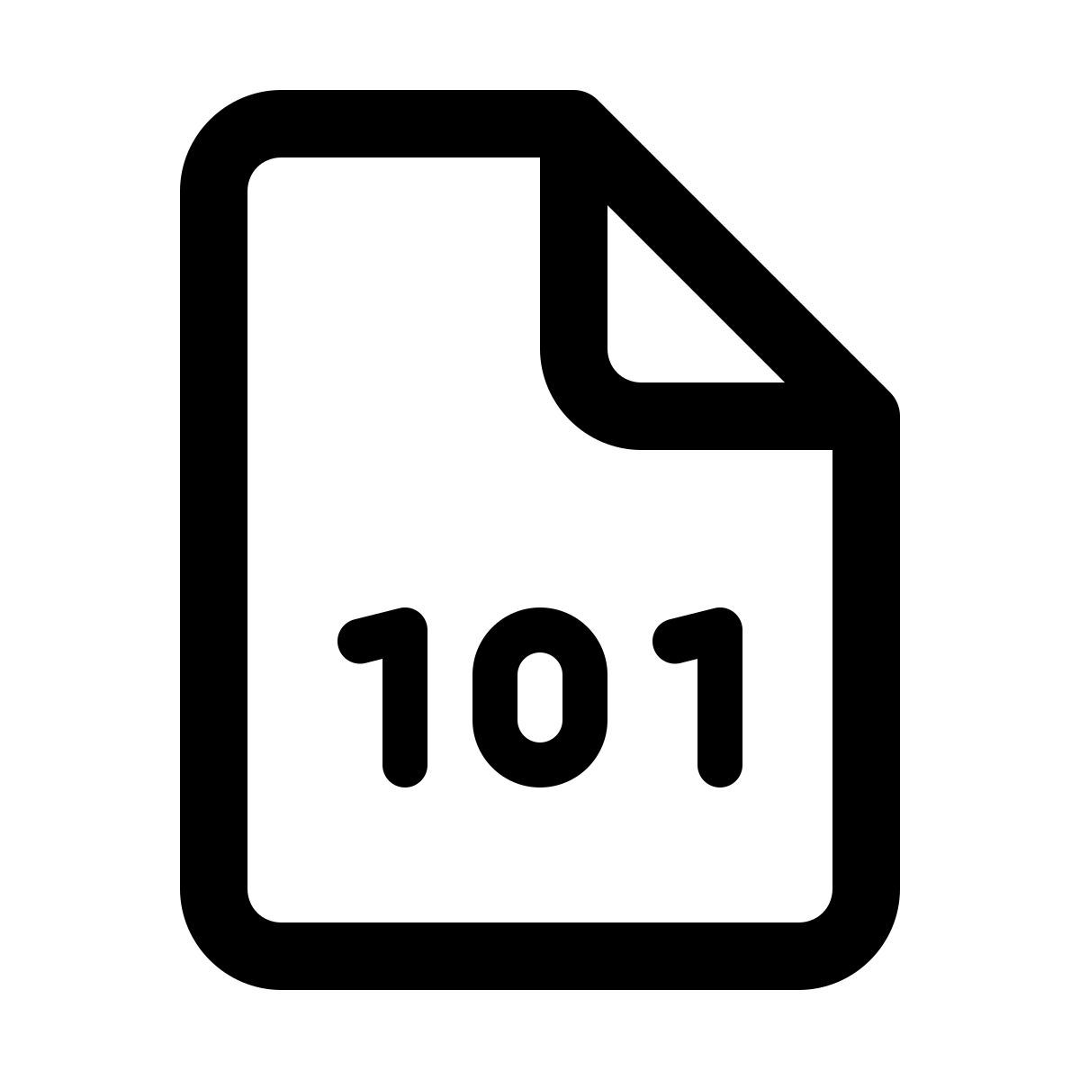 windows 11 outline style двоичный файл icon