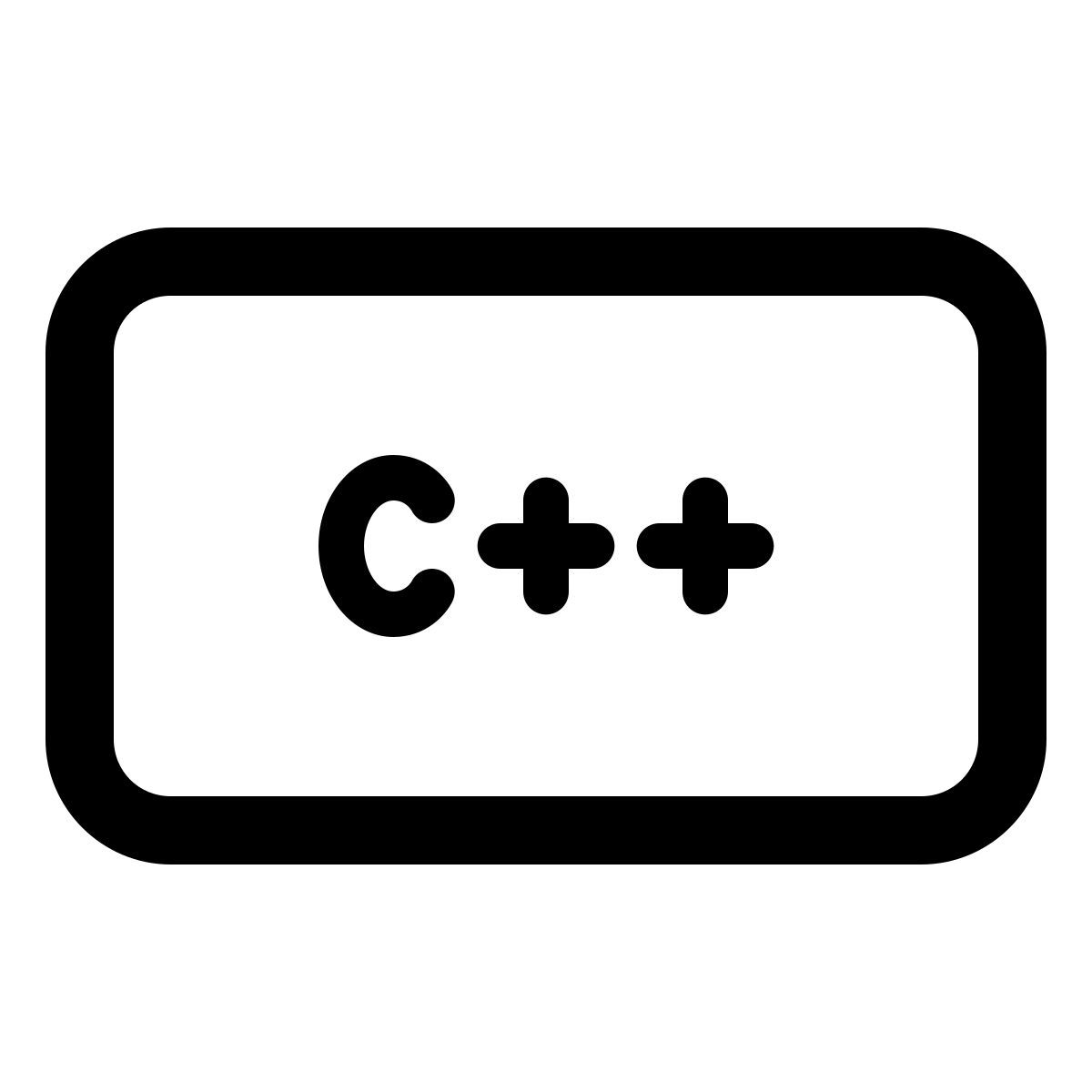 windows 11 outline style с++ icon