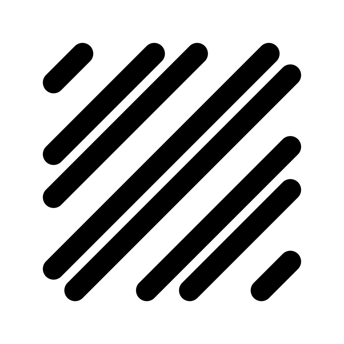 windows 11 outline style candy cane pattern icon