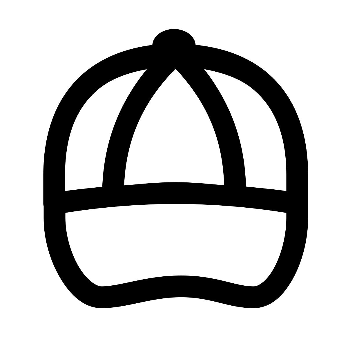 windows 11 outline style кепка icon