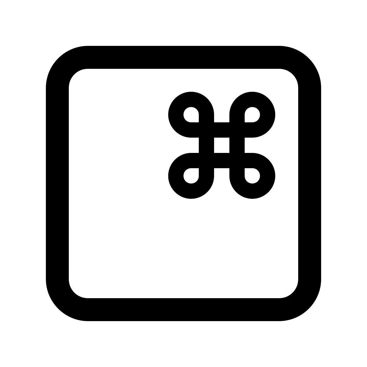 windows 11 outline style команда icon