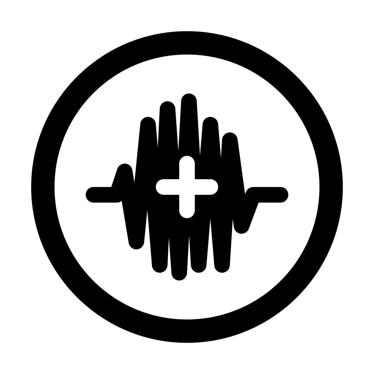 windows 11 outline style creative commons sampling plus icon