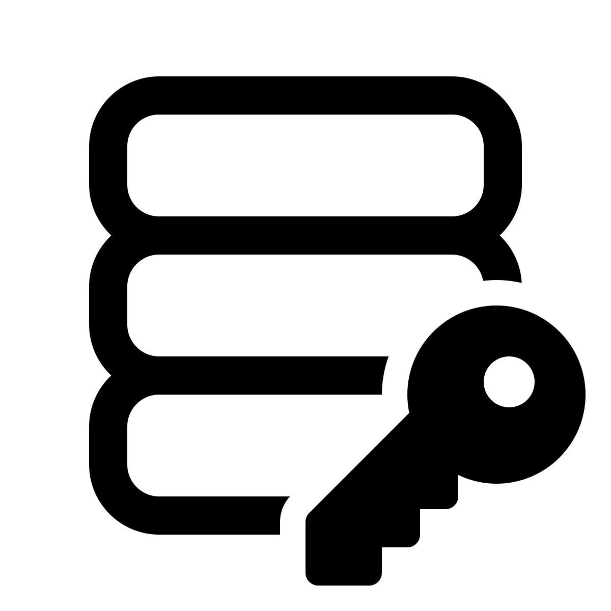 windows 11 outline style шифрование данных icon