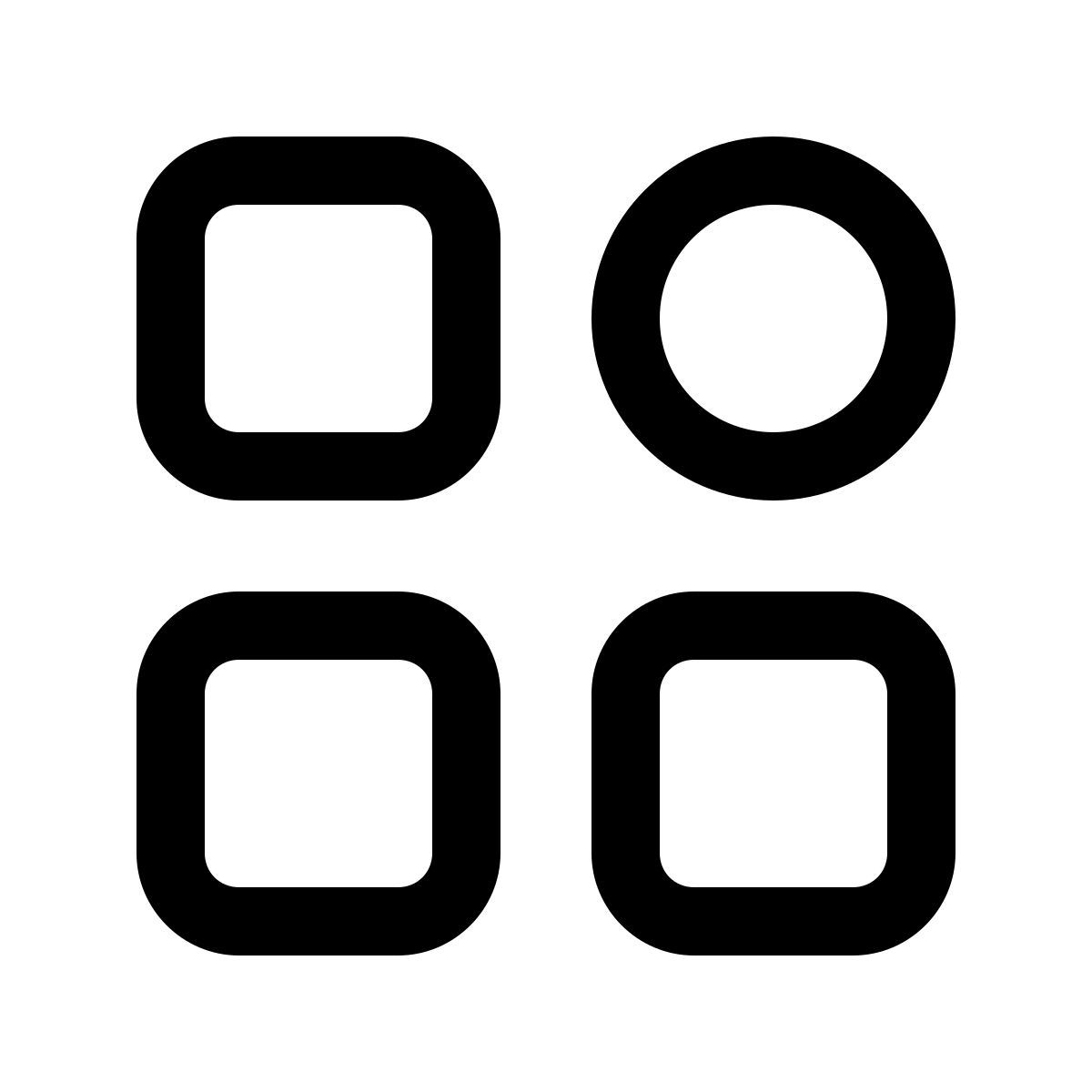 иконка отклонение windows 11 outline стиль