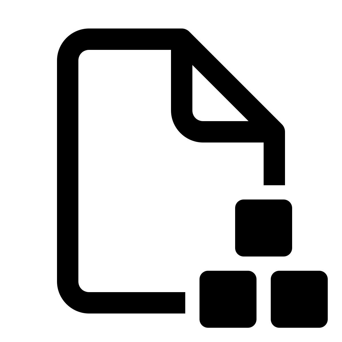 иконка элементы файла windows 11 outline стиль