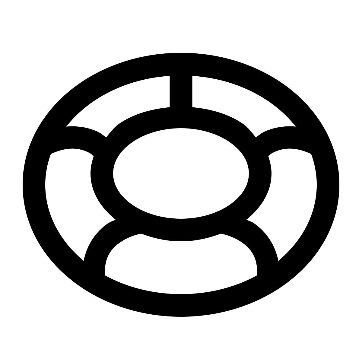 windows 11 outline style спасательный круг icon