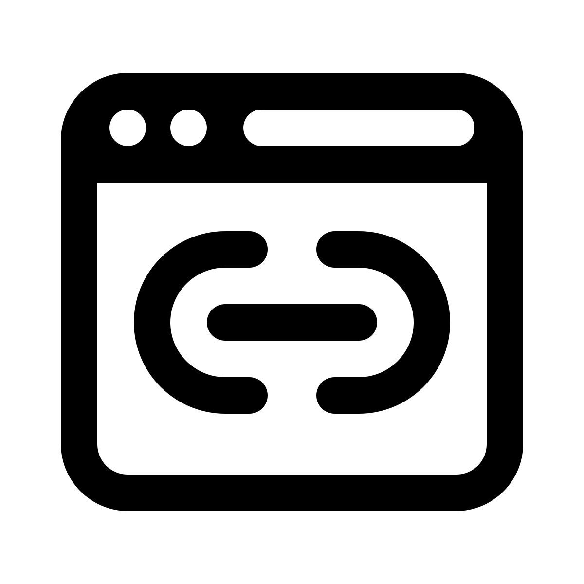 иконка гиперссылка windows 11 outline стиль
