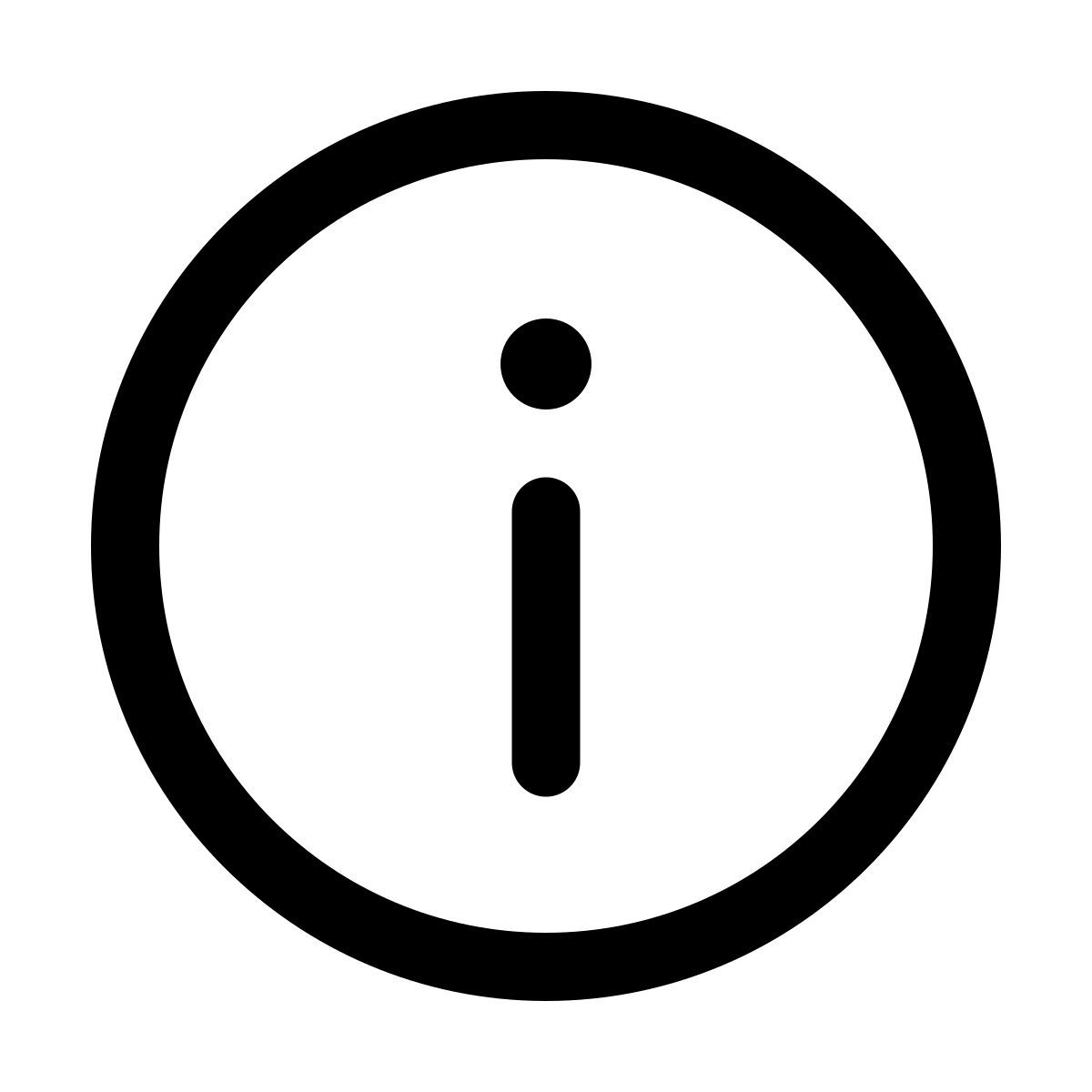 windows 11 outline style информация icon