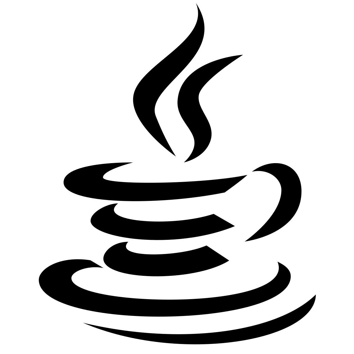 windows 11 outline style логотип java coffee cup icon