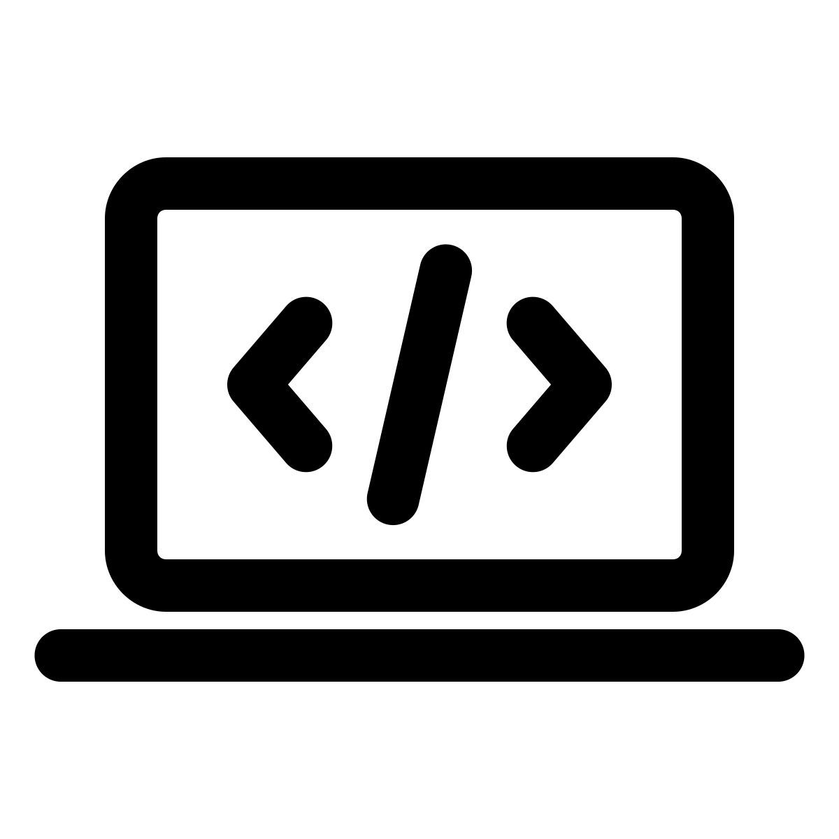 windows 11 outline style программирование на ноутбуке icon