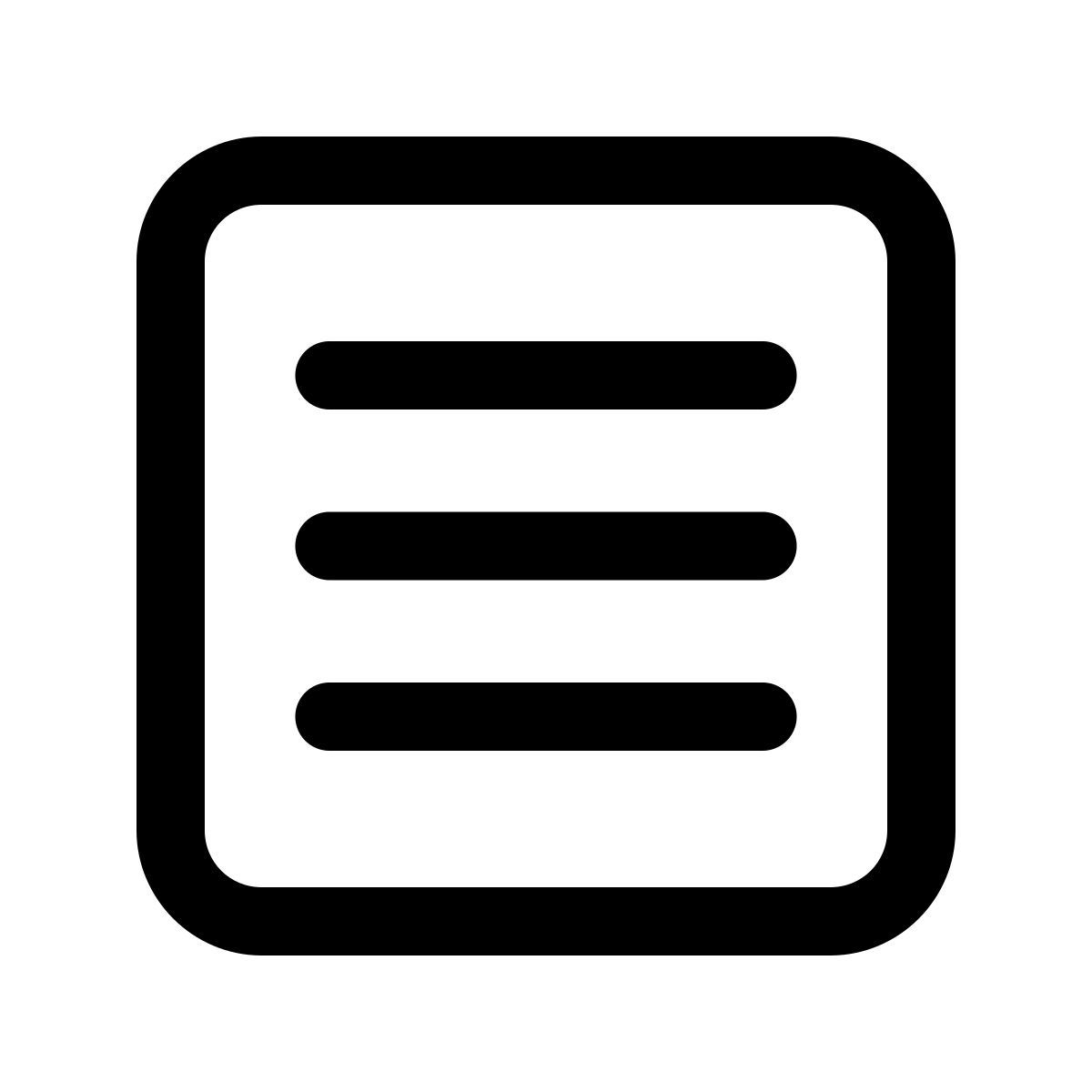 windows 11 outline style меню в квадрате icon